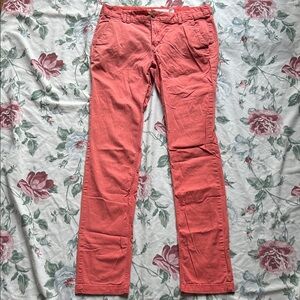 Coral Chino Pants, size 8, H&M from 2010
